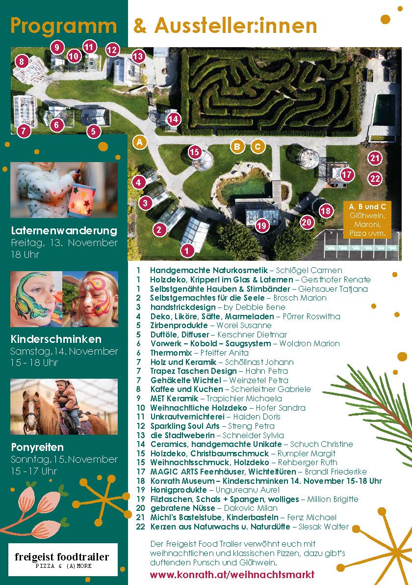 Weihnachtsmarkt Flyer Seite 2